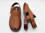 Mustard Charsadda Gol T Chappal for Men – Premium Handmade Traditional Footwear