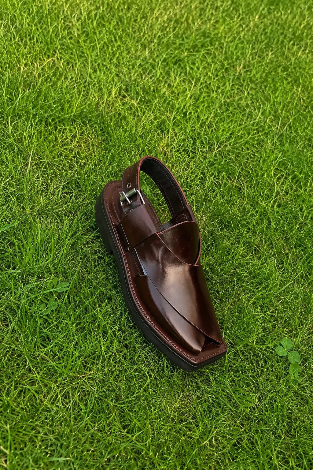 Brown Leather Peshawari Chappal for Men | Premium Handmade