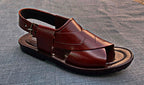 Handmade Mustard Panjedar Chappal for Men – Premium Leather Traditional Sandals