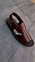 Handmade Brown  Panjedar Chappal for Men – Premium Leather Traditional Sandals